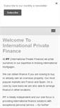 Mobile Screenshot of internationalprivatefinance.com